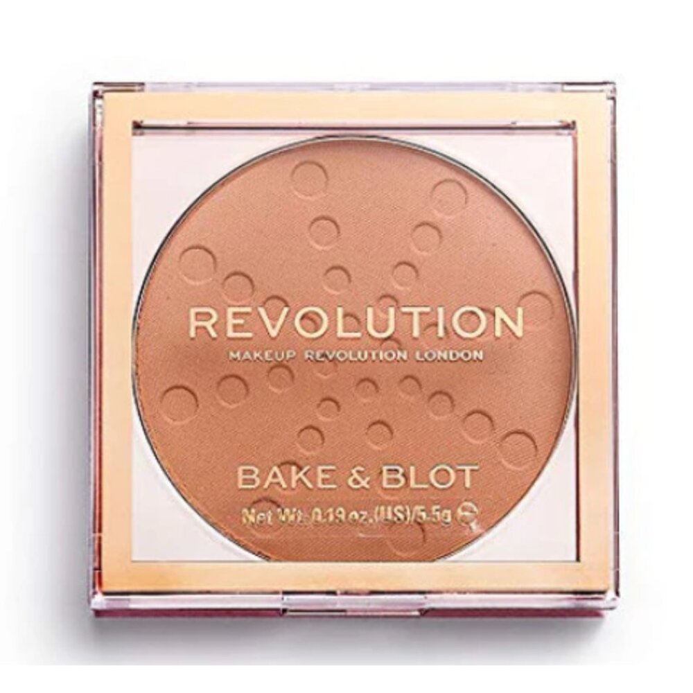 Revolution Makeup London Bake & Blot Powder – Peach New
